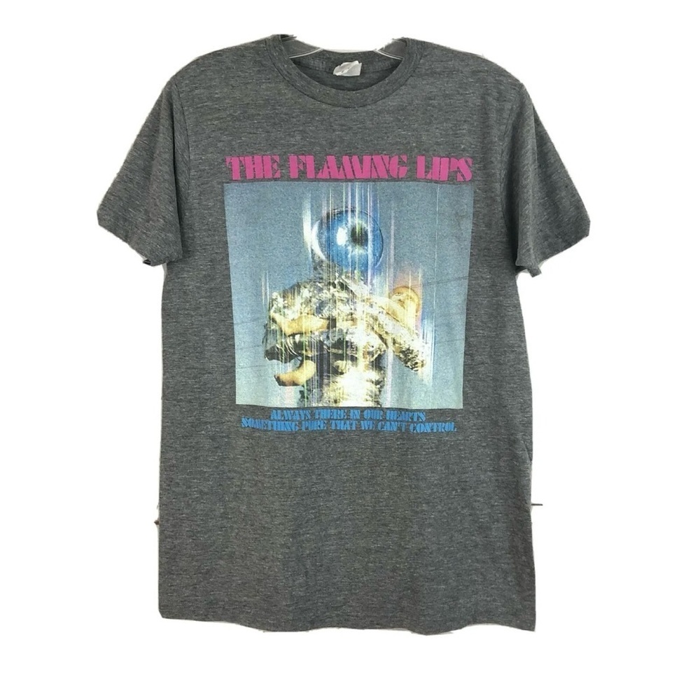 Rare Flaming Lips Always There In Our Hearts Tour Tee T-Shirt Paris